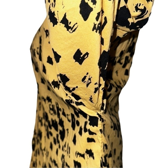 Anine Bing Peyton Painterly Leo Peyton Mini Dress Small S - Picture 10 of 16